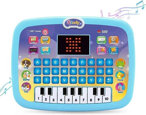 AEXONIZ TOYS Educational Toy Learning Tablet Toddler Computer Toy with LED Screen Display, 8 Learning Modes Gift for Kids
