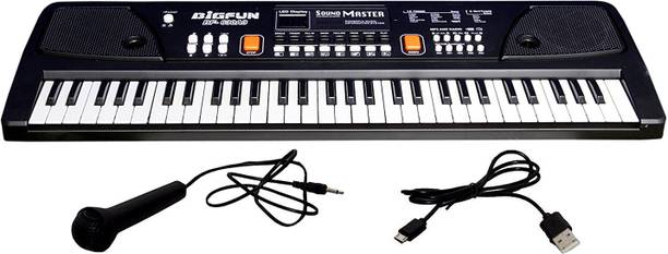 Toofun 630A1 Musical Instrument Piano with Mic & Display | Record Function Direct DC Power Option with Micro USB Cable | Analog Portable Keyboard Analog Portable Keyboard