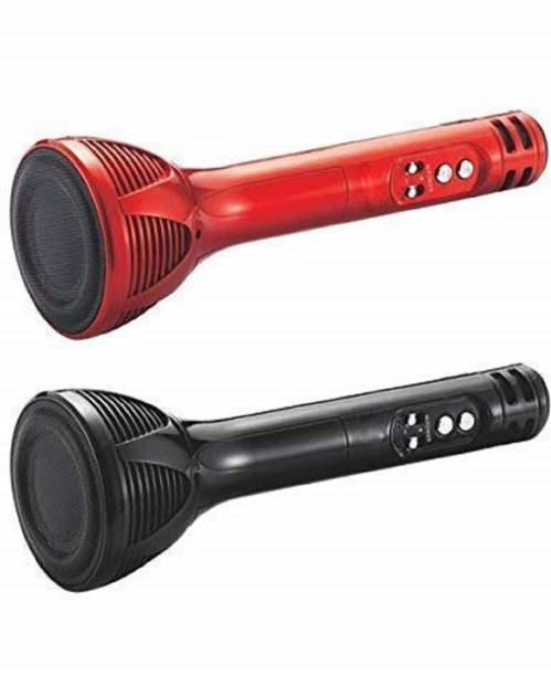 Zyamalox Handheld Wireless Singing Mike Bluetooth Karaoke Mic with Microphone Speaker