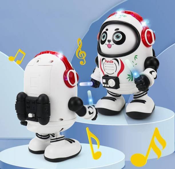 HornFlow Musical Robot Panda Toy for(IND*90463) Kids with Flashing