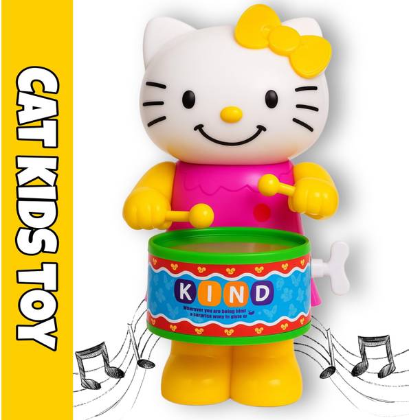 as enterprise Dancing.Musical Drum Toy Key.Operated - Fun Toy For Kids (Hello Kitty)