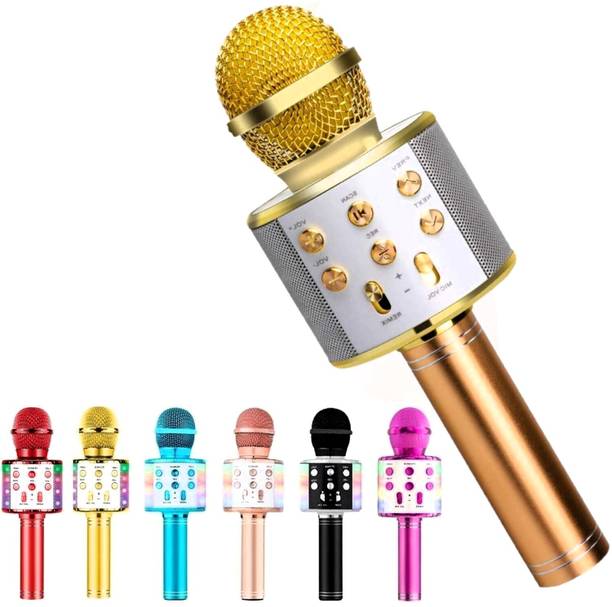 MINDKING Microphone for Kids Singing, 5 in 1 Wireless Mic And In Build Speaker Recorder