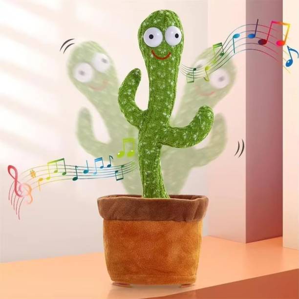 Prabal Dancing Cactus Toy for Kids Talking Singing Children Baby Plush Electronic Toys