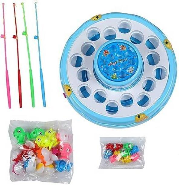 Intelligent Rotating Magnetic GOGO Fishing Game (music,lights)