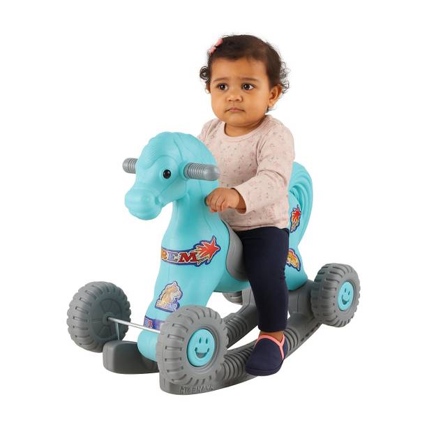 TOYPROFESSOR 2 in 1 Baby Horse Rider Rocker for Kids 1-3 Years Birthday Gift for Kids