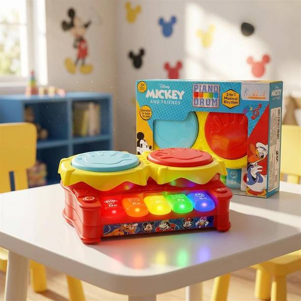Kriiddaank Disney Mickey Mouse Piano Drum Playset