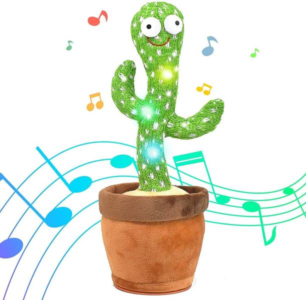 NPN Dancing Cactus Toy Talking Repeat Singing Cactus Toy 120 Songs for Baby Record