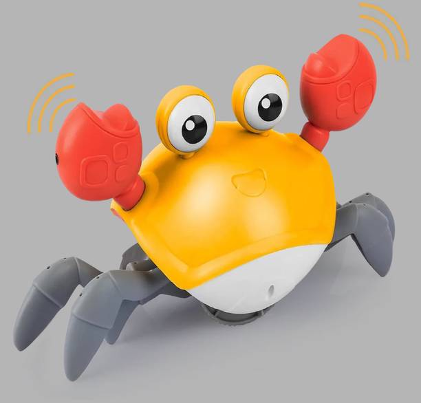 ADM Induction Electric Crab Walking Sensor Crawling Toy Colorful Lights & USB Cable