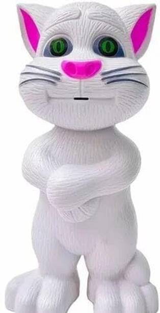 RAGVEE Touching Talking Tom Cat with Voice Recording, Talk Back Toy for Kids