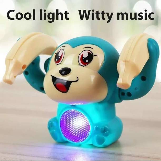 MayaCraft Dancing and Spinning 360 Degree Rotation Monkey with Light & Sound Effects