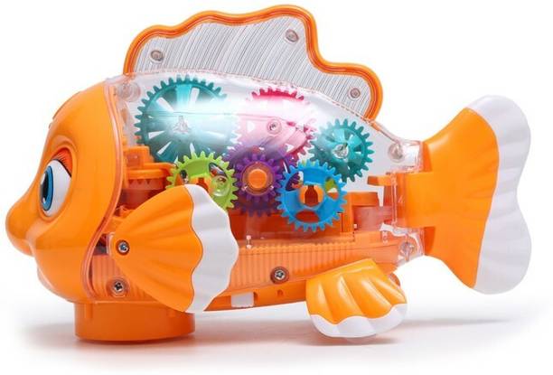 SPKART Transparent Concept Fish Toy