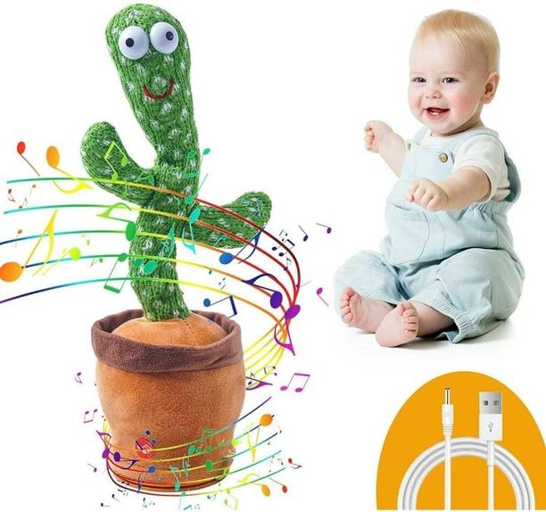 KIDBIRD Kids Dancing Talking Cactus Toys for Baby Boys and Girls, 120 Songs for Baby