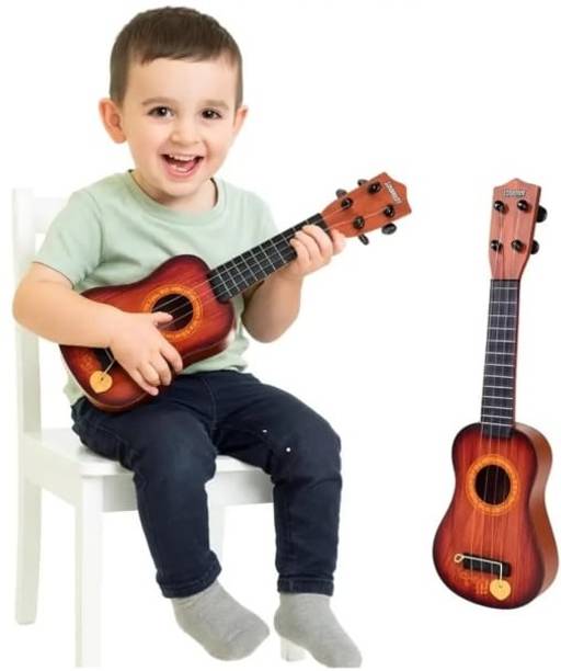 A Cube Guitar Toy 4 Strings Acoustic Music Toys for Kids / Kids Guitar