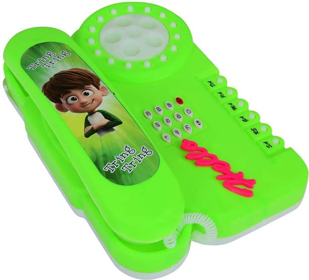 3 Jokers Landline Telephone Phone Toy for Kids Boys, Girls & Babies- Light and Music Toy