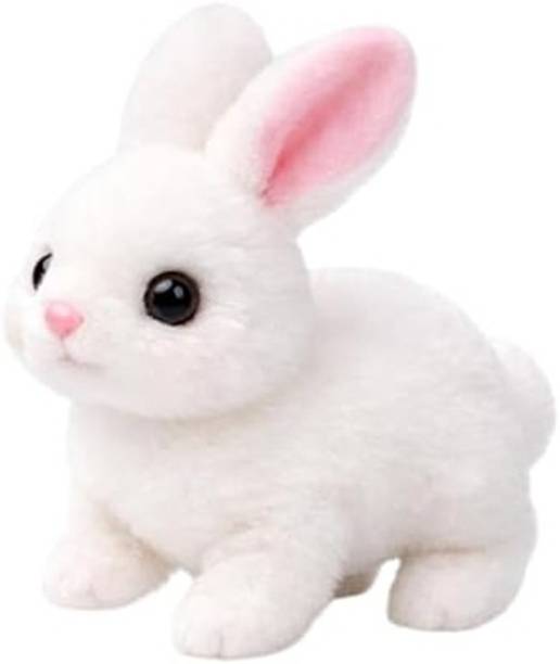karansuperstore Rabbit Interactive Electronic Pet Plush Bunny Toy with Sounds and Movements