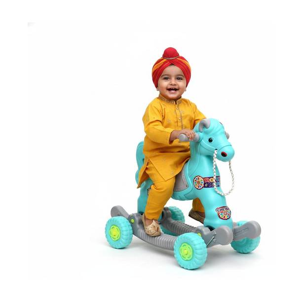 TOYPROFESSOR Baby Horse Rider and Rocker for child Age 1-3 Birthday Gift for Kids rideon toy