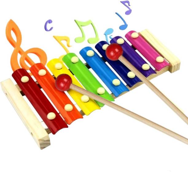 MARA BOMMAI Wooden Xylophone Musical Toy for Children with 8 Note | Kids First Musical Toy