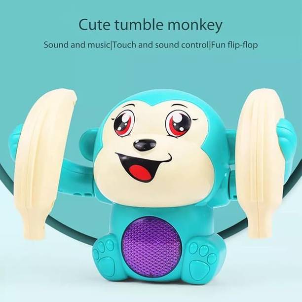 bacchakidoo 360° Dancing Spinning Monkey Toy with Sound & Lights – Fun Toy for Kids