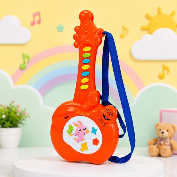 Diamond Spring Children's Rabbit Musical Guitar (Battery Not Included)