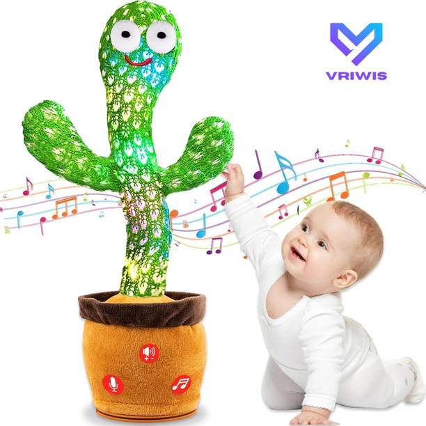 VRIWIS Electronic Cactus Toy with 120 Play Songs