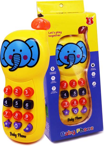Aapaga Premium Baby Mobile Phone Toys With Lights And Musical Sound | Kids Smart phones