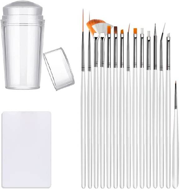 Scheibe 1 pc Nail Stamper and 15 pcs Nail Art Brushes