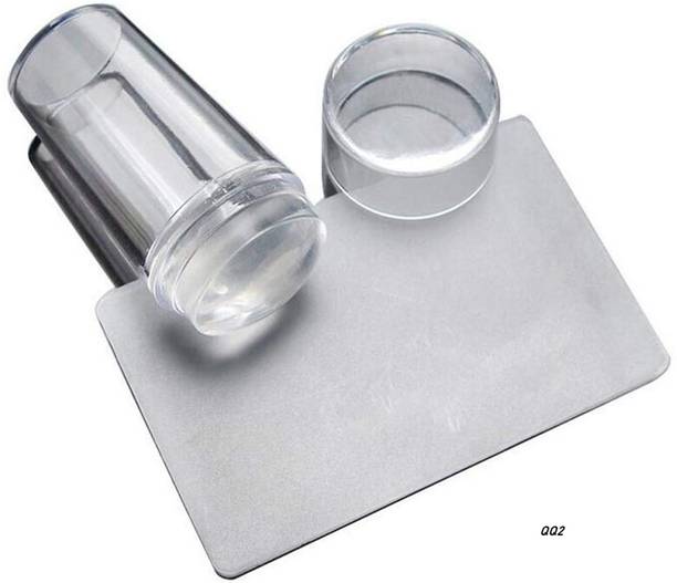 Morbee Clear Jelly Nail Art Stamper Set with Scraper QQ2