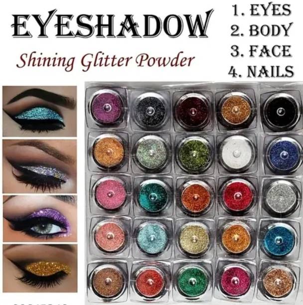 brown blush Luxury Decorative Glitter Powder Collection with Dazzling Crystal-Like Sparkle