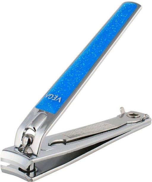 VEGA Large Nail Clipper, Glitter (Color May Vary) (Pack of 3)