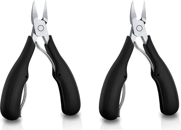 feelhigh Nail Cutter for Men Women & Seniors,Toe Nail Clipper Pedicure Tool -(Pack 2)