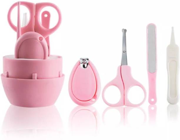 Yourcull Baby Manicure Kit,4-in-1 Nail Clipper, Scissor, File & Tweezer