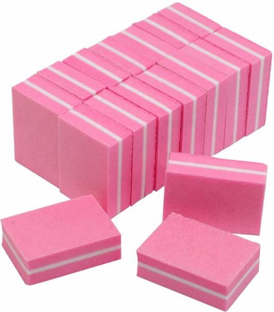 Gleevia 20Pcs Disposable Double Sided Mini Nail Buffer - Polishing Nail Buffer Block
