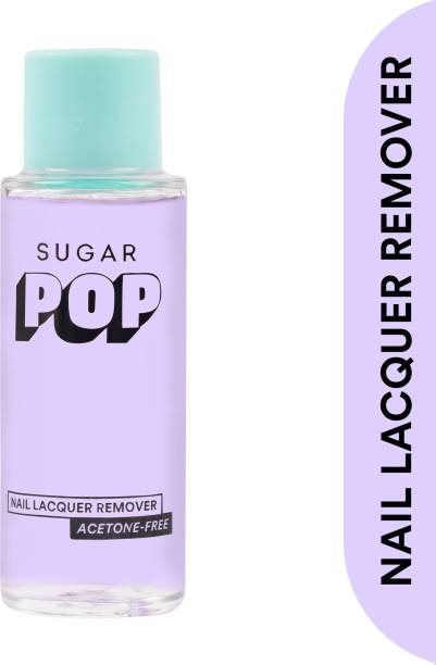 SUGAR POP Nail Lacquer Remover | Acetone-free | Vit E & Almond Oil enriched