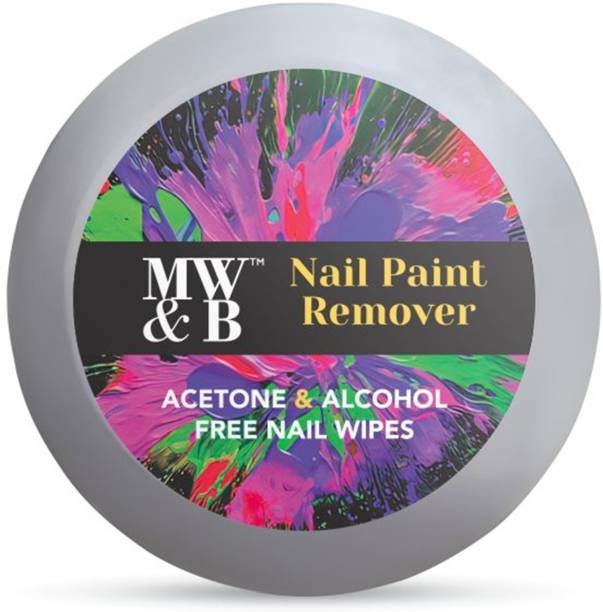 MW&B Nail Paint Remover Wet Wipes Tissue Pads Nail Polish Cleaner