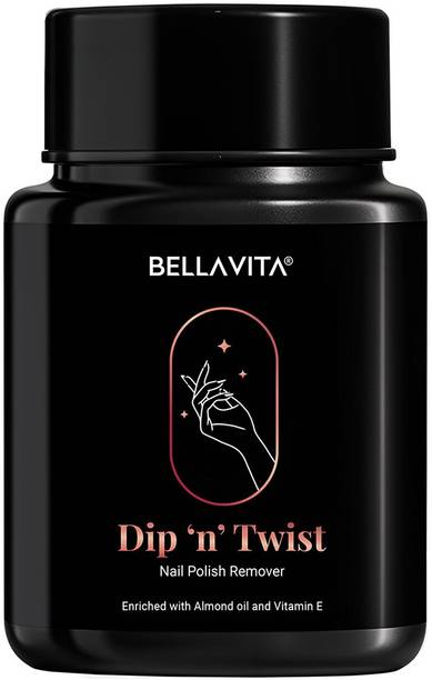 BELLAVITA Dip 'n' Twist Nail Polish Remover | Quick and Easy Removal | Gentle on Nails