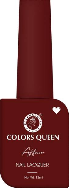 COLORS QUEEN Affair Matte Nail Lacquer, Chip Resisting, Long Lasting & Quick Dry Nail Polish Red Carpet