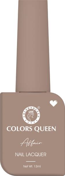 COLORS QUEEN Affair Matte Nail Lacquer, Chip Resisting, Long Lasting & Quick Dry Nail Polish Murdery Mud