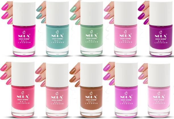 ngl-x Quick Dry Long Lasting Nail Polish Combo A10P30 A10P30