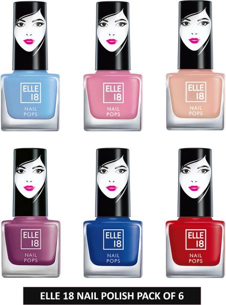 ELLE 18 Must Have Nail Polish Pack 3 Assorted Shades