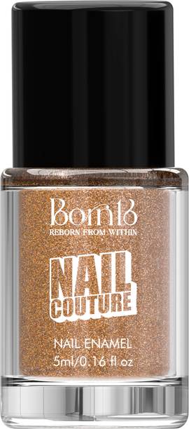 Born16 Nail Couture-Champagne Gold Holographic Multicolor