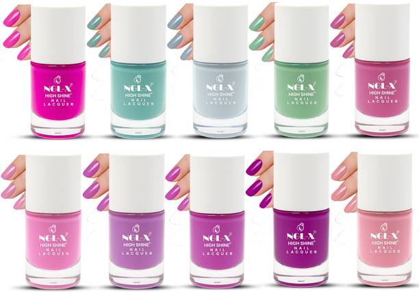 ngl-x Quick Dry Long Lasting Nail Polish Combo A10P49 A10P49