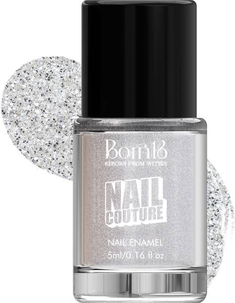 Born16 Nail Couture-Stardust Silver Chrome Stardust Silver Chrome