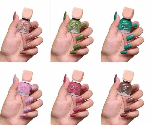 HOOT Quick Dry Long Lasting HD Color High Shine Nail Polish combo MB5