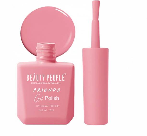 BEAUTY PEOPLE Friends Gel Nail Polish, 16-Free Formula, Vibrant Shade, Blush Bloom, 12ml Blush Bloom