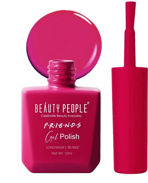 BEAUTY PEOPLE Friends Gel Nail Polish, 16-Free Formula, Vibrant Shade, Bold Berry, 12ml Bold Berry