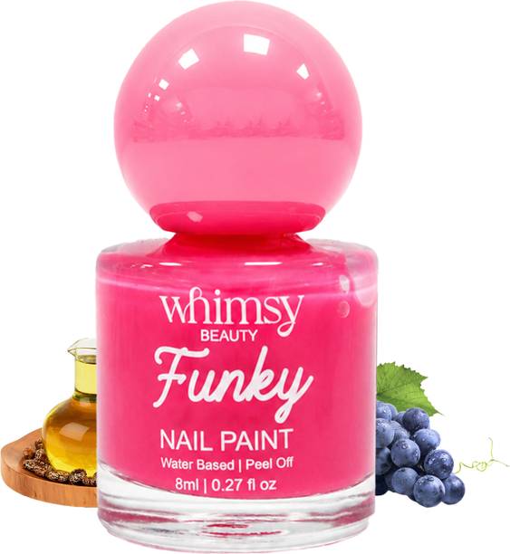 Whimsy Beauty Nail Paint for Girls | Bright & Long-Lasting Color for a Flawless Manicure pink