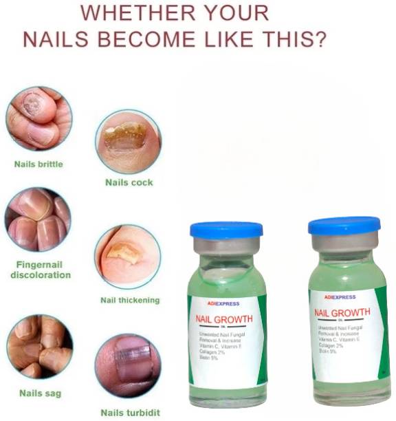 Adi Express Natural Nails Strong Oil For Cuticle Care, Nail Growth & Strength green