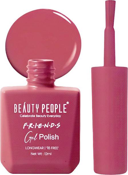 BEAUTY PEOPLE Friends Gel Nail Polish, 16-Free Formula, Vibrant Shade, Rosewood Blush, 12ml Rosewood Blush
