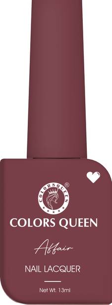 COLORS QUEEN Affair Matte Nail Lacquer, Chip Resisting, Long Lasting & Quick Dry Nail Polish Canyon Crisp