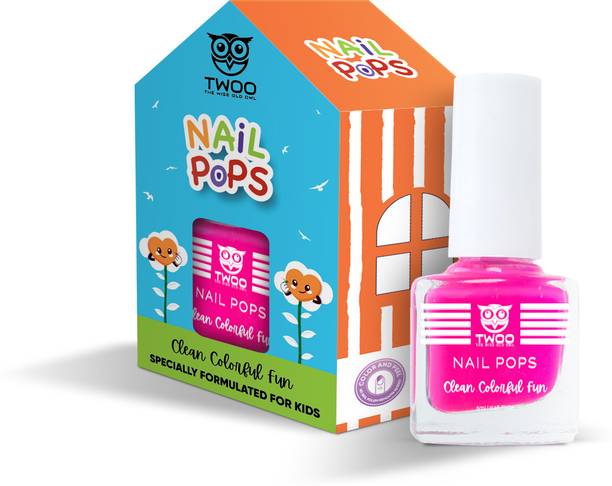 TWOO The Wise Old Owl 23 Toxin Free Kids Nail Pop Glam Girl Pink